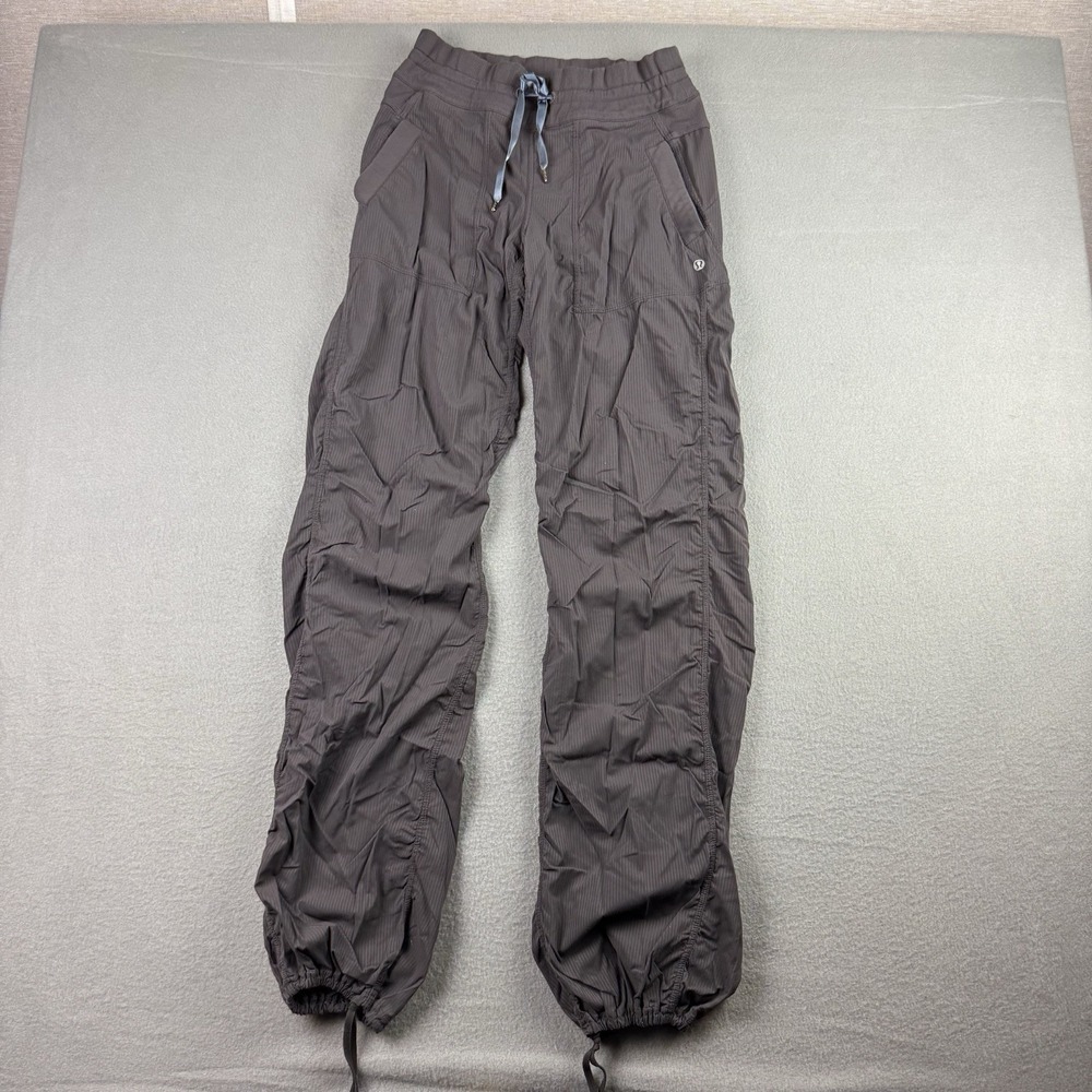 Lululemon Dance Studio 34" Pants Cinched‎ Hem Unlined Black Women's Size 4